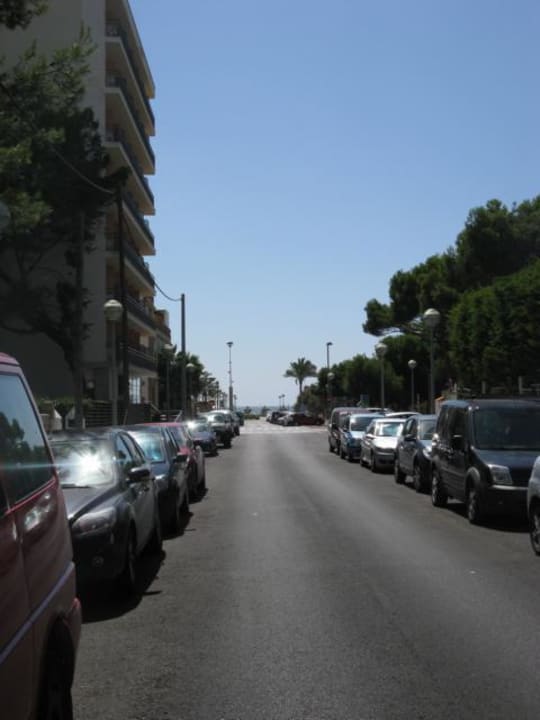 Blick Richtung Strand Hotel Principe