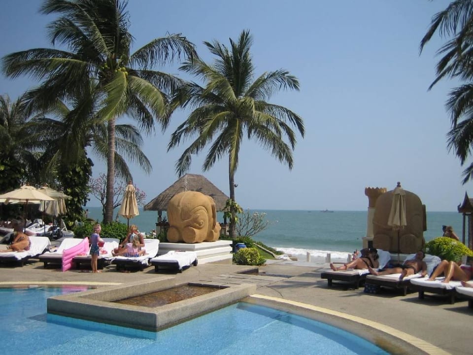 Poolblick zum Meer Hilton Hua Hin Resort & Spa