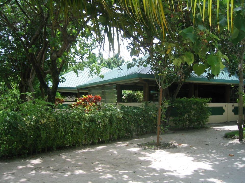 Blick auf's Restaurant Eri Maldives