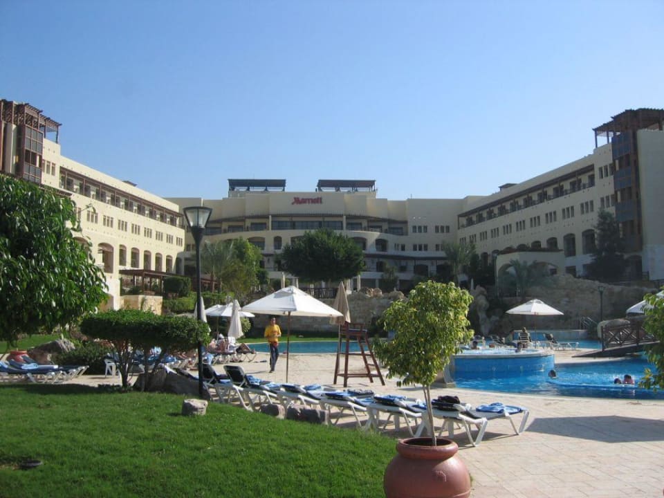 Blick vom Strand Dead Sea Marriott Resort & Spa
