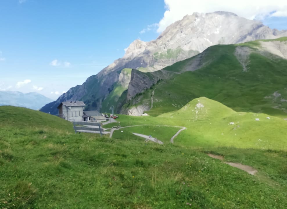 Ausblick Berghotel Engstligenalp