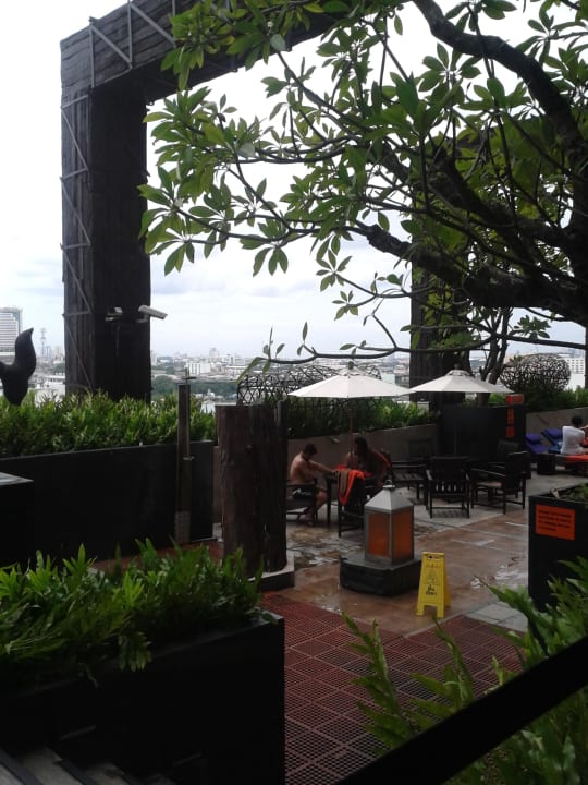 Ausenbereich beim Pool Siam@Siam Design Hotel Bangkok