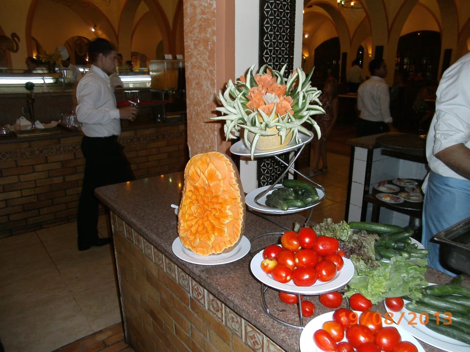 Frische Salate und Deko Jaz Makadi Oasis Resort