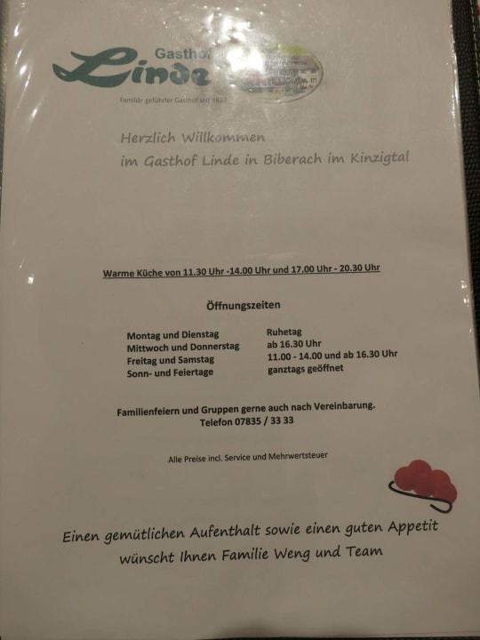 Gastro Gasthof Linde