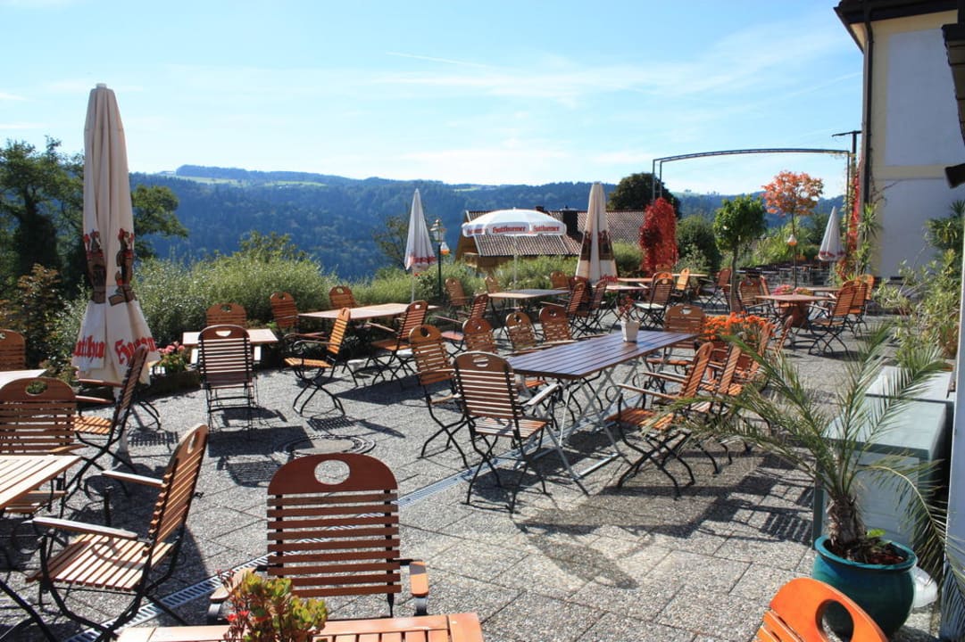 Panorama-Terrasse Panoramahotel Fohlenhof