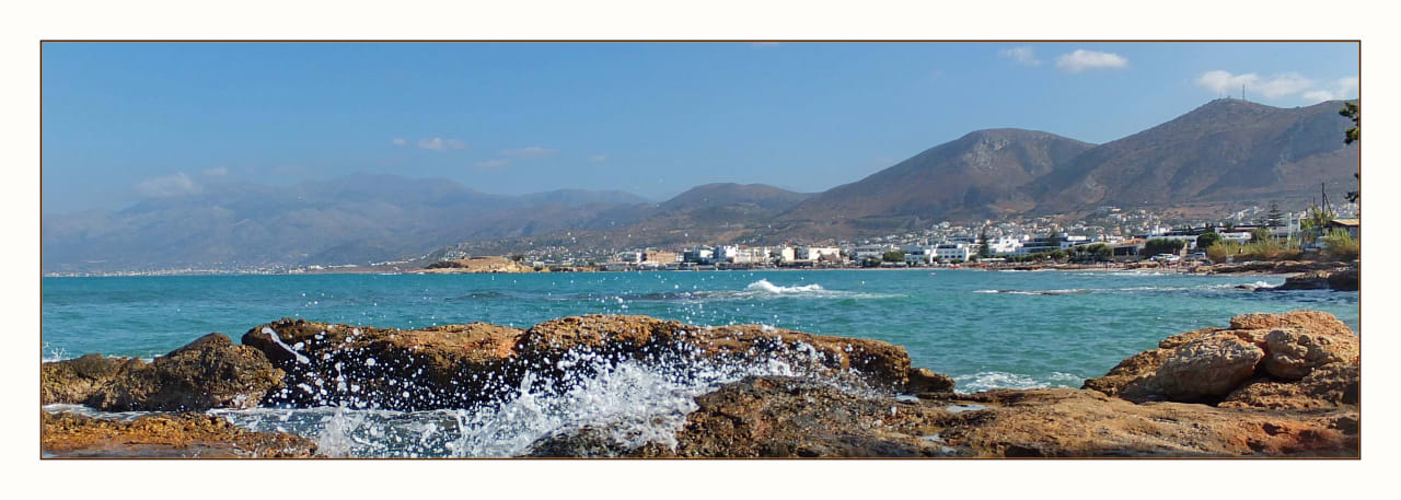 Strand ca. 100m vor dem Hotel Hersonissos Maris