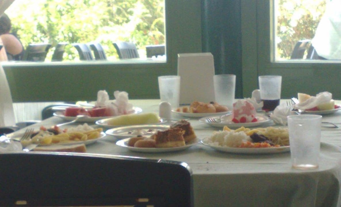 Essen wurde stehen gelassen und entsorgt! VONRESORT Golden Coast