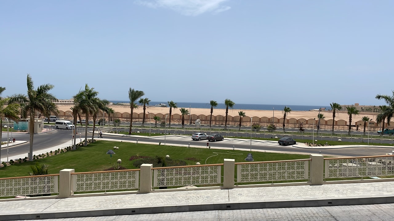 Ausblick Pickalbatros Aqua Blu Resort - Hurghada