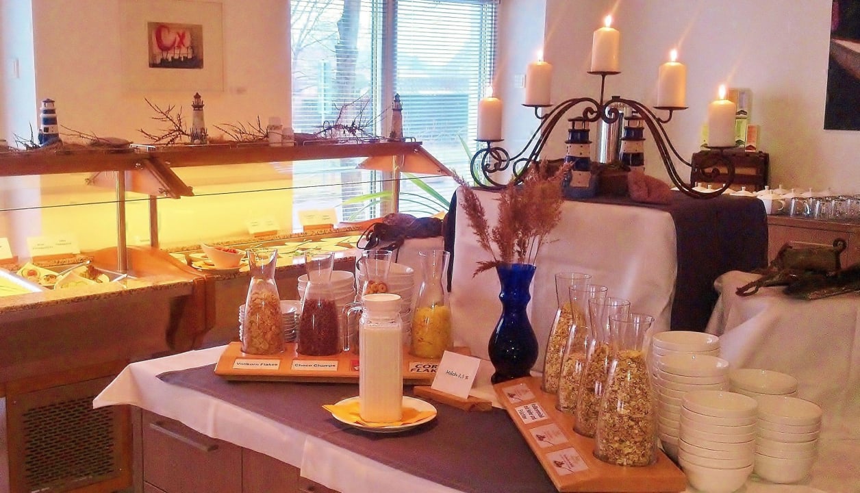 Frühstücksbuffet Strandhotel Dranske