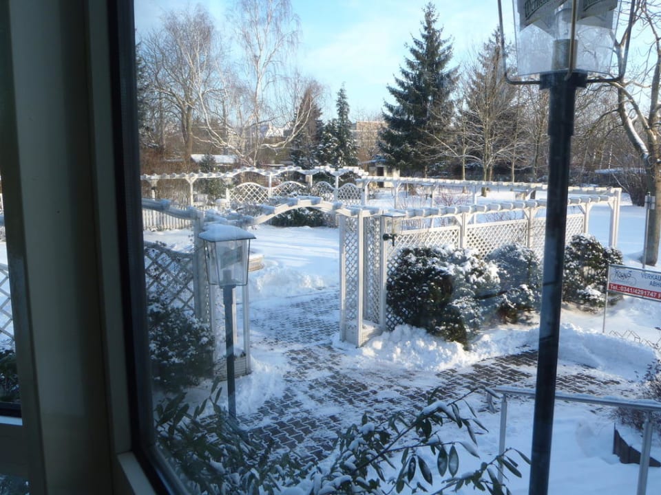 Blick vom Restaurant Best Western Hotel Windorf