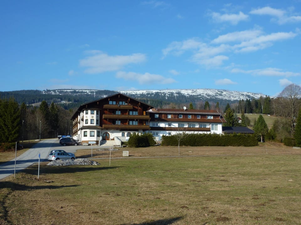 Blick in Richtung Dreisessel Hotel Bergland-Hof