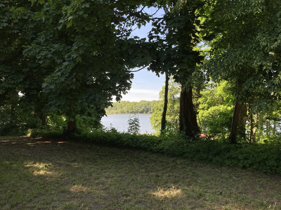Ausblick Kavaliershaus Suitehotel am Finckener See