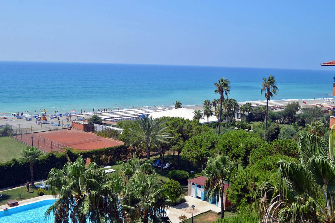 Ausblick aus dem A-Block 5. Stock Club Turtas Beach Hotel