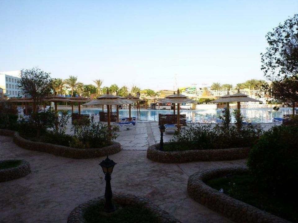 Siedzac na tarasie Titanic Resort & Aqua Park