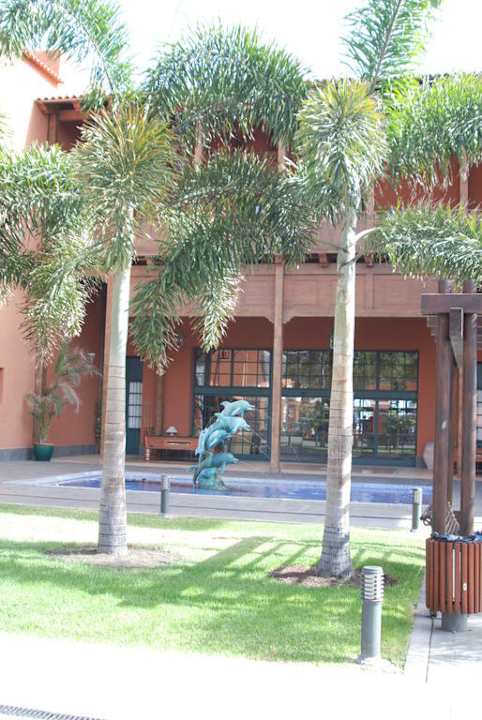 Eingang zur Lobby vom Innenhof aus La Palma Princess