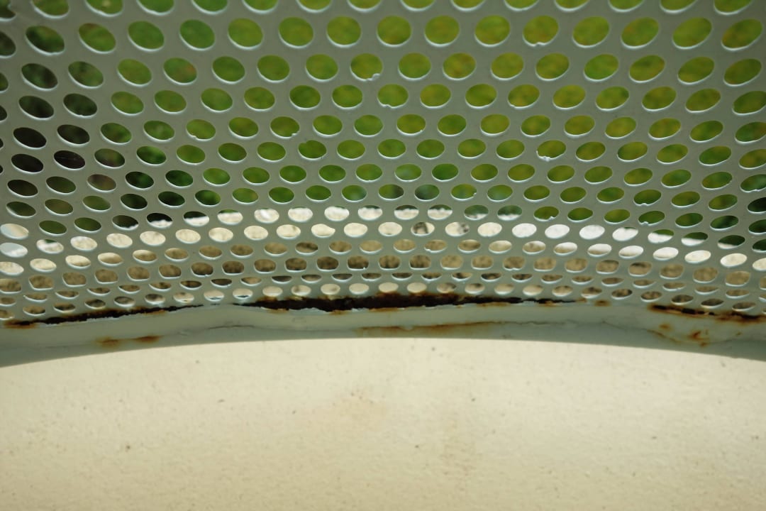 Balkon: Rost, scharfkantig-keep away your children DAS Club Hotel Sunny Beach