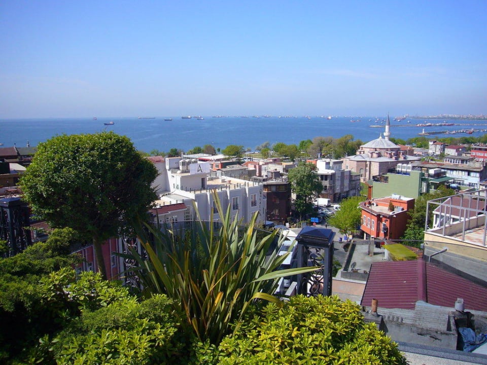 Blick vom Dachgarten Eresin Hotels Sultanahmet- Boutique Class