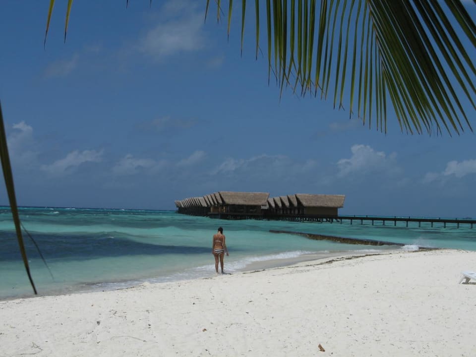 Blick auf die Ocean Villen Adaaran Select Hudhuran Fushi - Premium All Inclusive