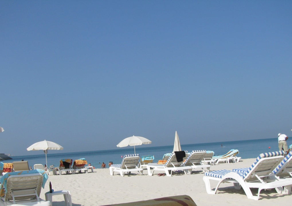 Am Privatstrand beim Jumeirah Beach Hotel Hotel Jumeirah Emirates Towers