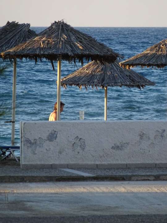 Blick von Bungalow auf Meer Civitel Creta Beach