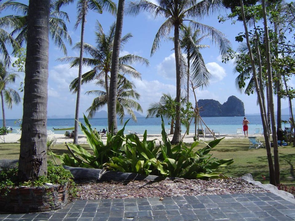 Blick von der Terrasse Koh Hai Fantasy Resort & Spa
