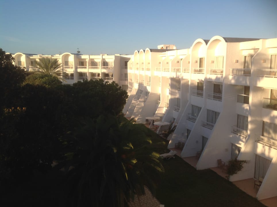 Von meinem Zimmer Richtung Haupteingang Hotel Bel Azur Thalasso & Bungalows