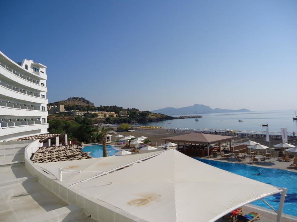Aussicht vom Balkon TUI BLUE Lindos Bay