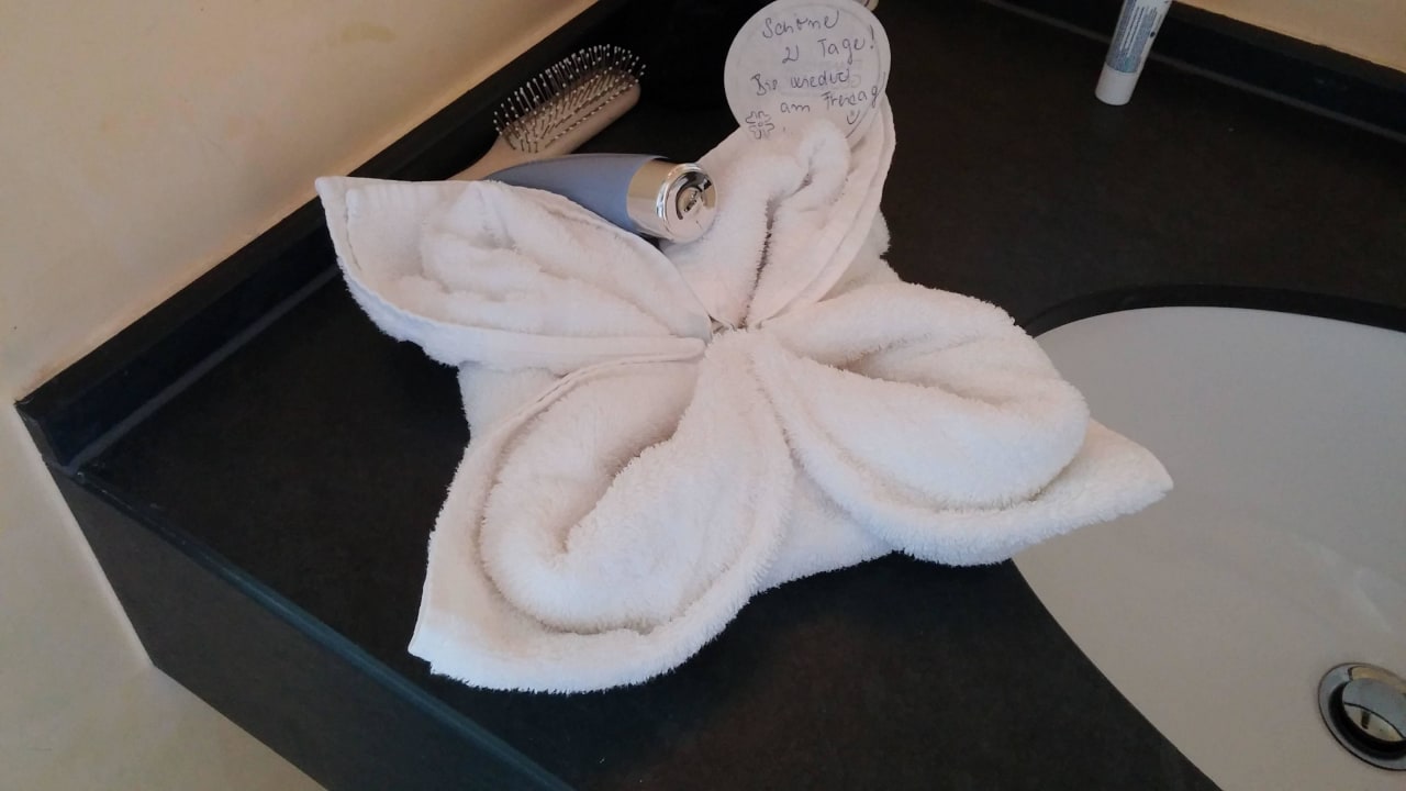 Kunst am Handtuch Strandhotel Georgshöhe