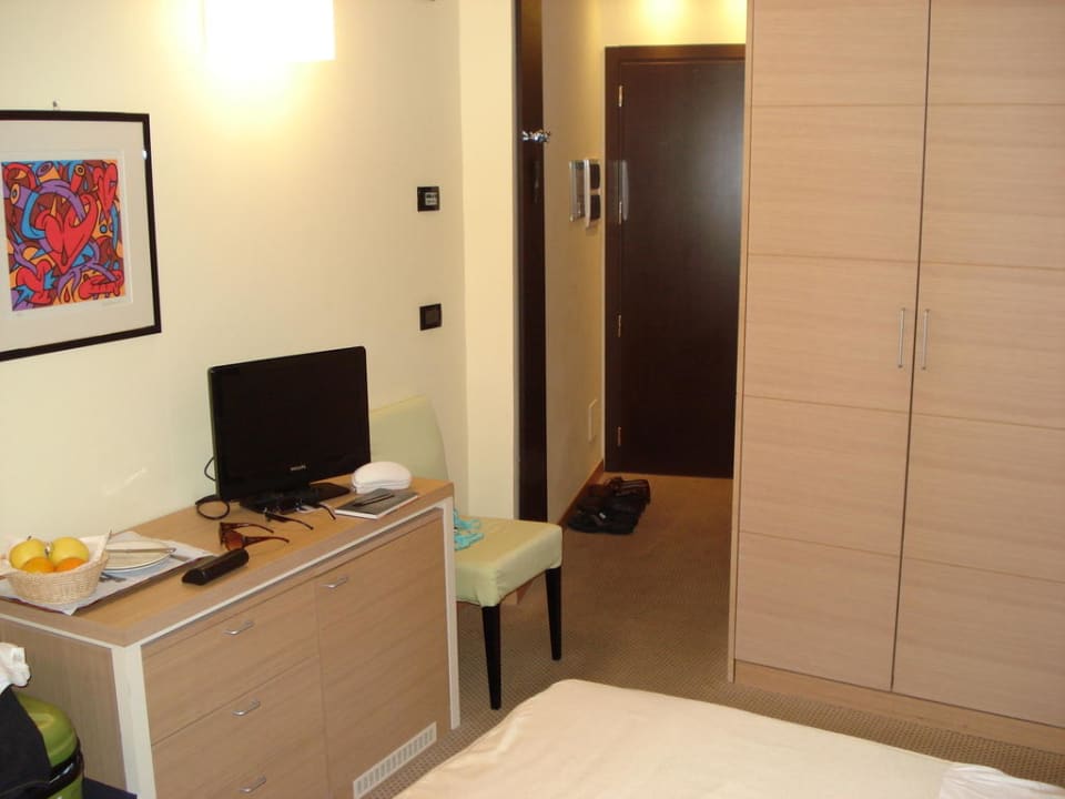 Zimmer zum Ausgang hin Grand Hotel Spiaggia