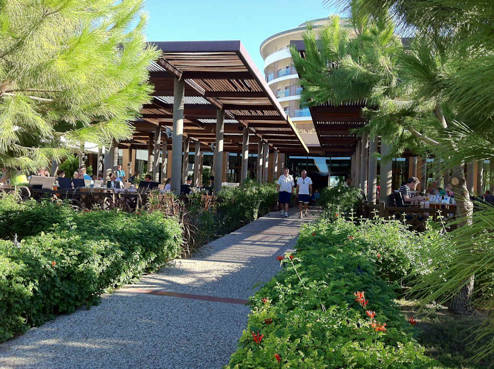 Aussenterrasse Hauptrestaurant Voyage Belek Golf & Spa