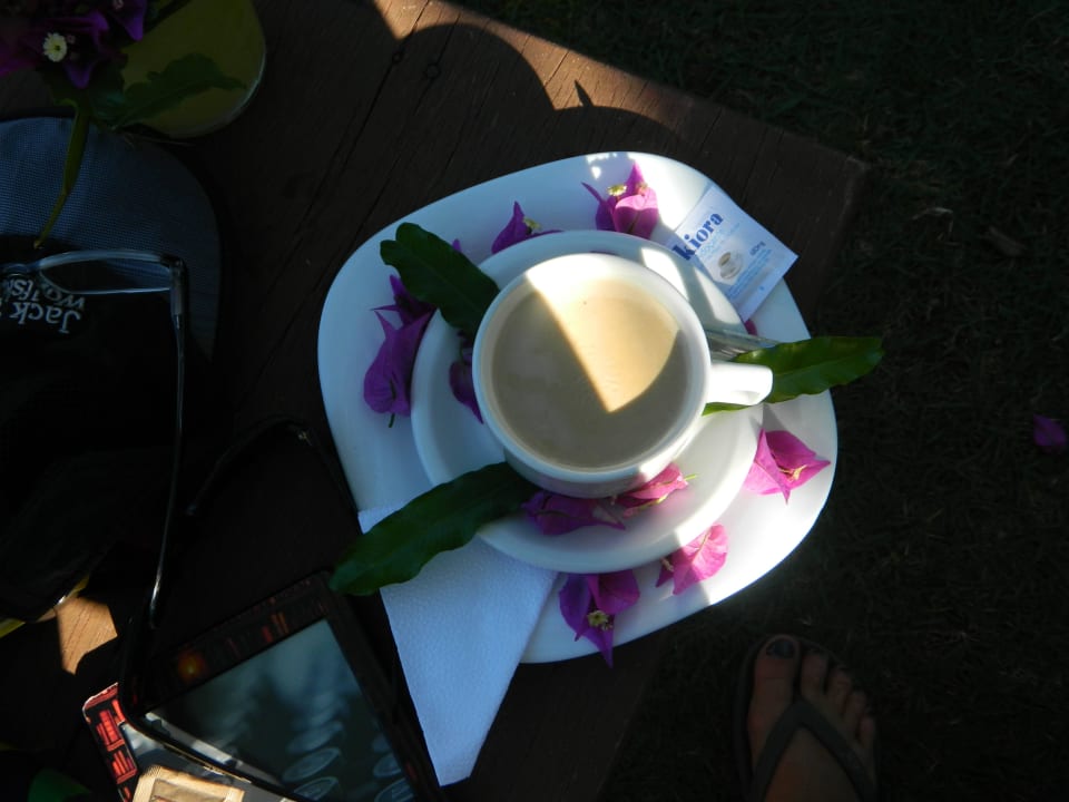 So wurde der Kaffee serviert Hotel Porto Zarpa