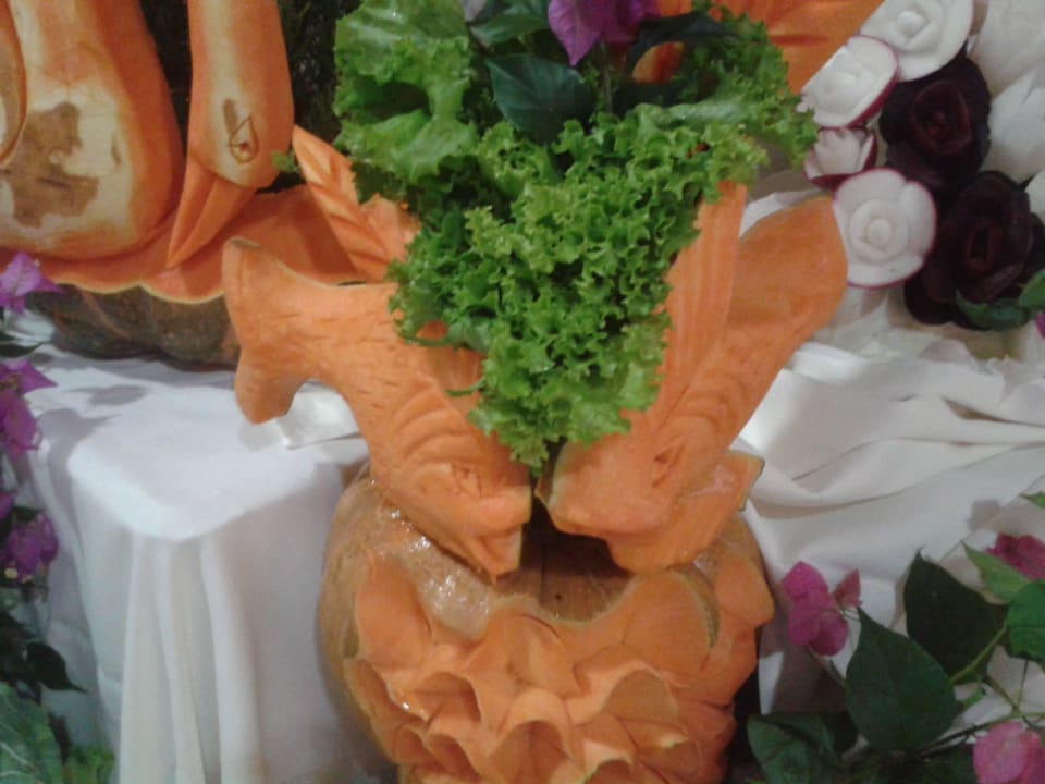 Auch Salat  ist als Verziehrung zu gebrauchen Adalya Ocean Deluxe