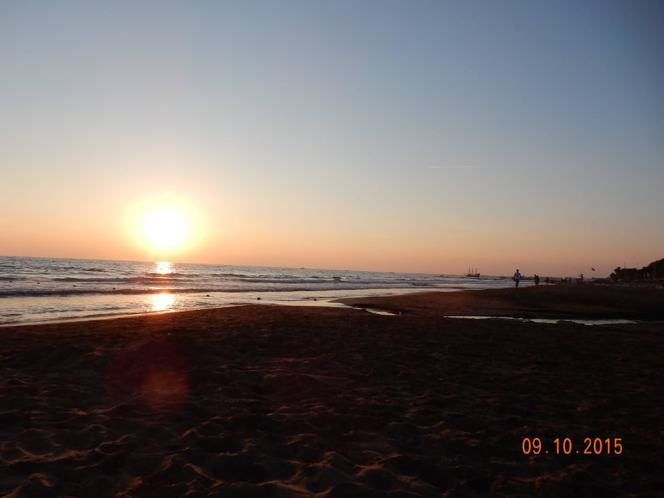 Sunset at beach Side Star Elegance