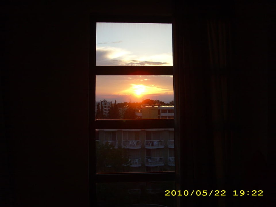 Blick aus dem Nebenfenster DAS Club Hotel Sunny Beach