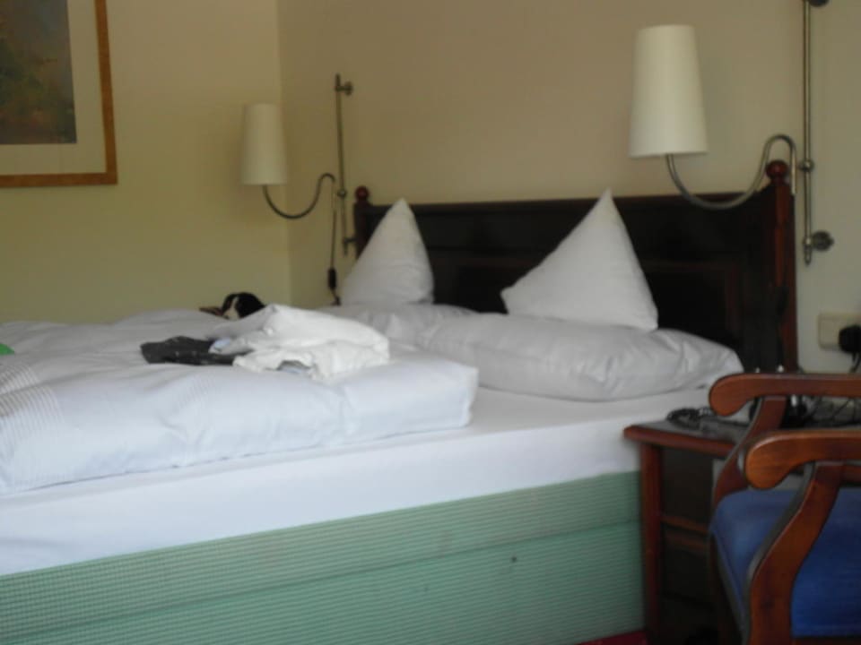 Liebevolle Bettdekoration Hotel Das Ludwig