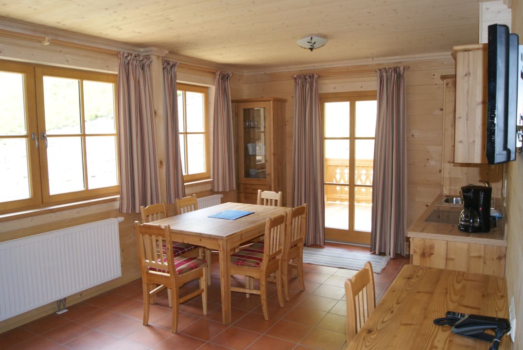 Wohnbereich neues Bio-Blockhaus Bauerndörfl Rindereben