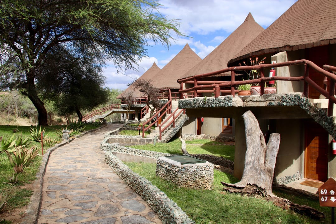 Außenansicht Hotel Tarangire Sopa Lodge
