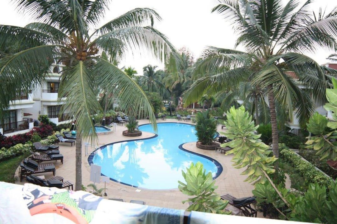 Blick vom Balkon Hotel Sonesta Inns