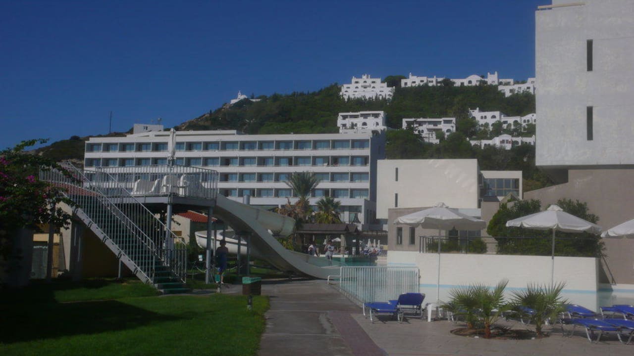 Ansicht von Strandseite aus Grecotel LUXME Dama Dama
