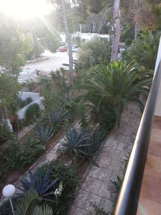 Blick vom Balkon Hotel Osiris