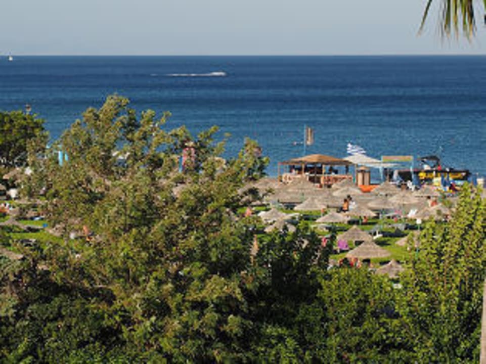 Blick zum Strand  10/14 Mitsis Faliraki