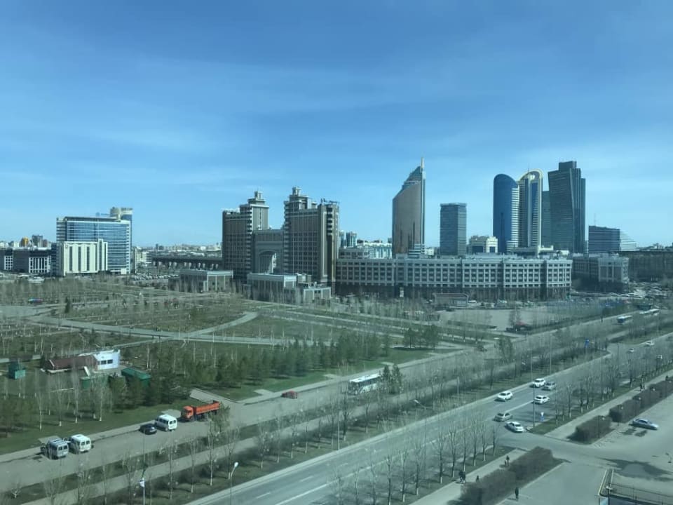 Widok na miasto Marriott Hotel Astana