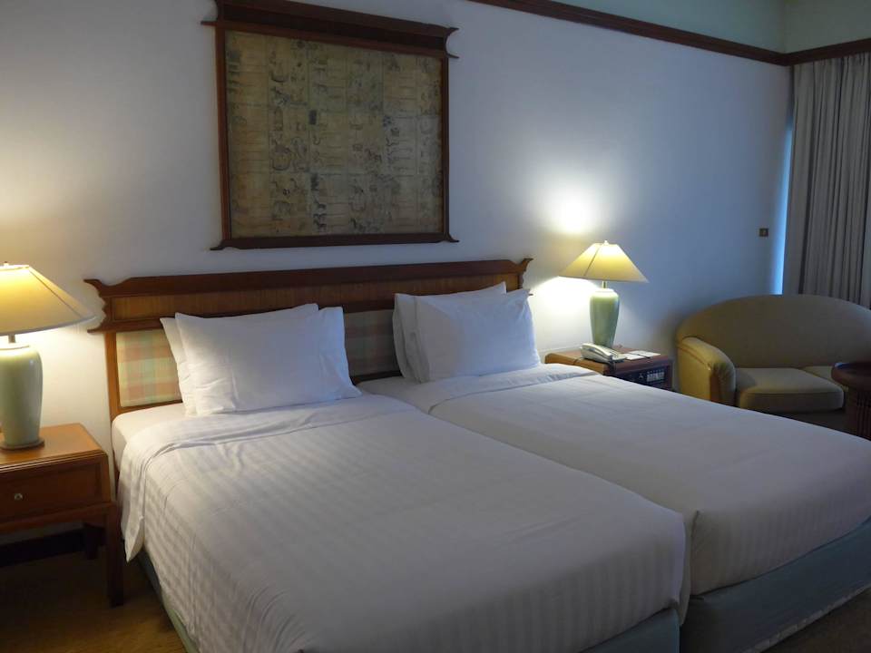 Das Bett im Zi. 206 Hotel The Imperial Golden Triangle Resort