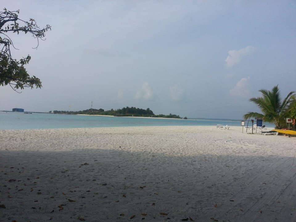 Von unserer Terrasse aufgenommen Meeru Maldives Resort Island