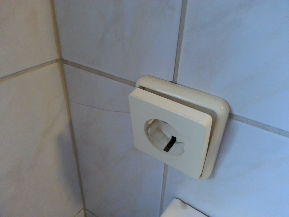 Steckdose Bad! Haus Joachim