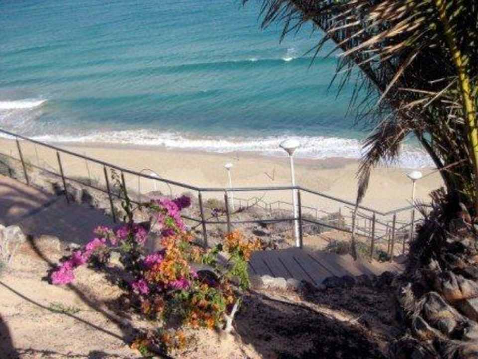 Treppe runter zum Strand SBH Club Paraiso Playa