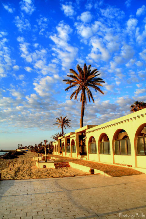 Der Blick vom Strand  Zita Beach Resort