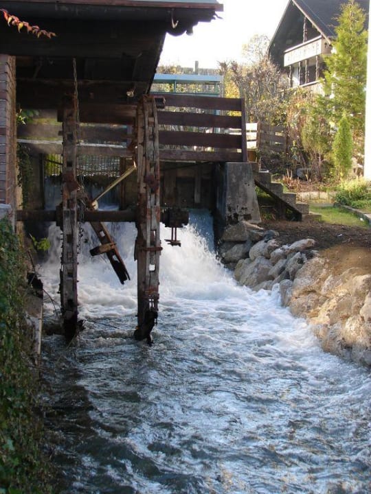 Mühlenrad am Hotel Obermühle Alpin SPA Resort