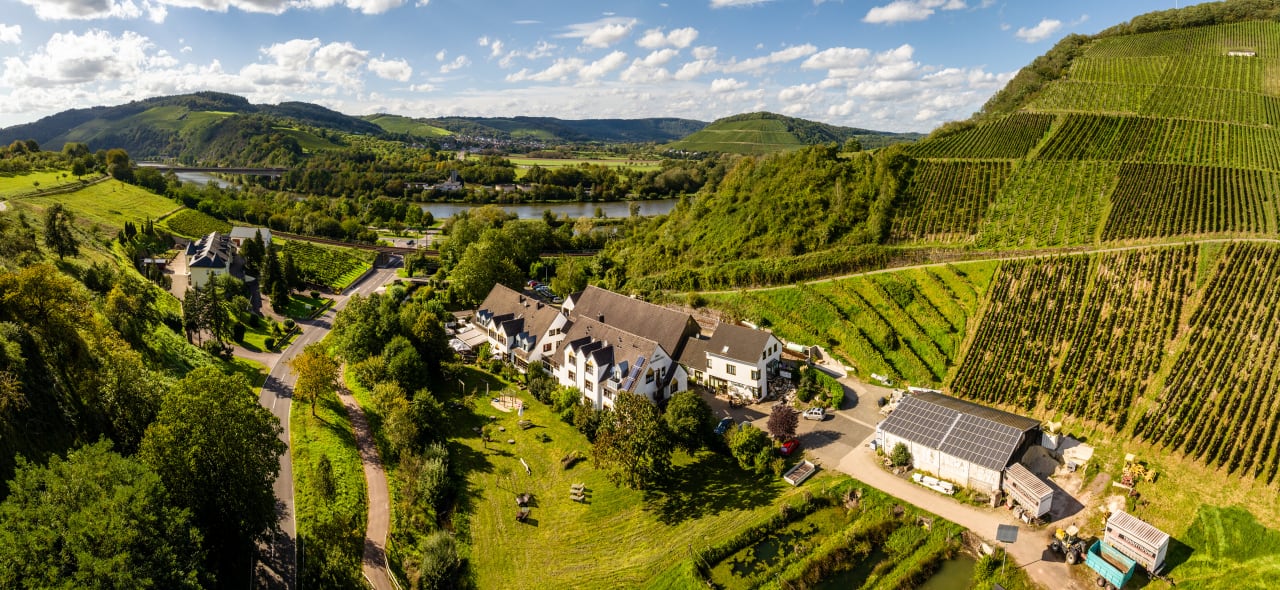 Außenansicht Landidyll Weinhotel Klostermühle