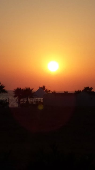 Sonnenuntergang beim Blick vom Balkon Kefalos Beach Holiday Village